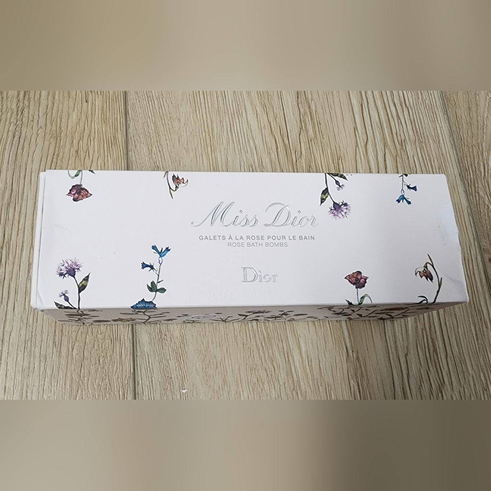 Miss Dior Rose Bath Bomb Set 10 Pcs Box Millefiori Couture Limited Edition New - Picture 6 of 8
